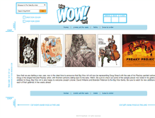 Tablet Screenshot of bigwowart.com